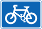 Recommended route for pedal cycles 